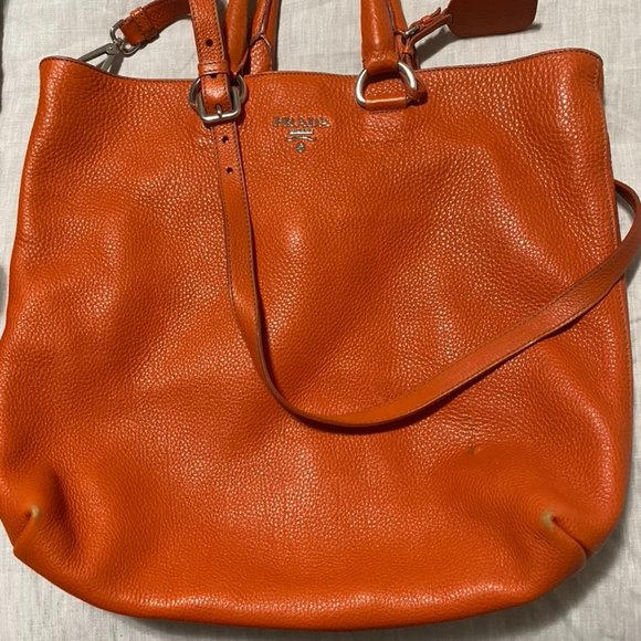 prada orange crossbody bag